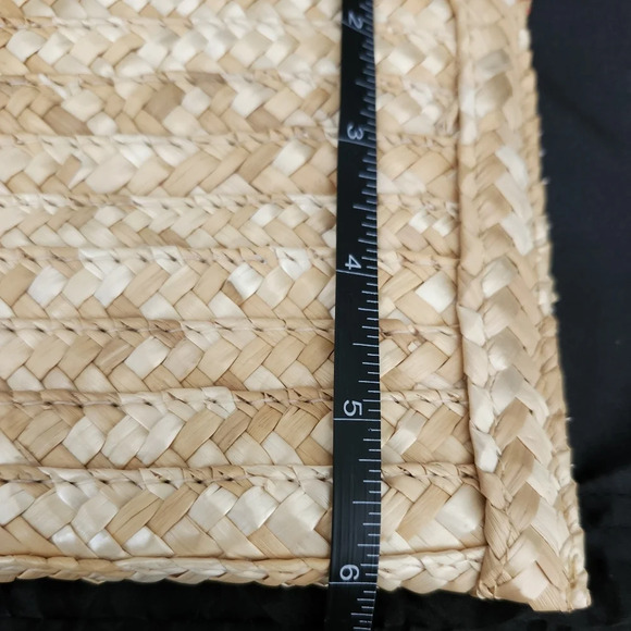 Miu Miu Novelty Straw Logo Pouch - Picture 14 of 14